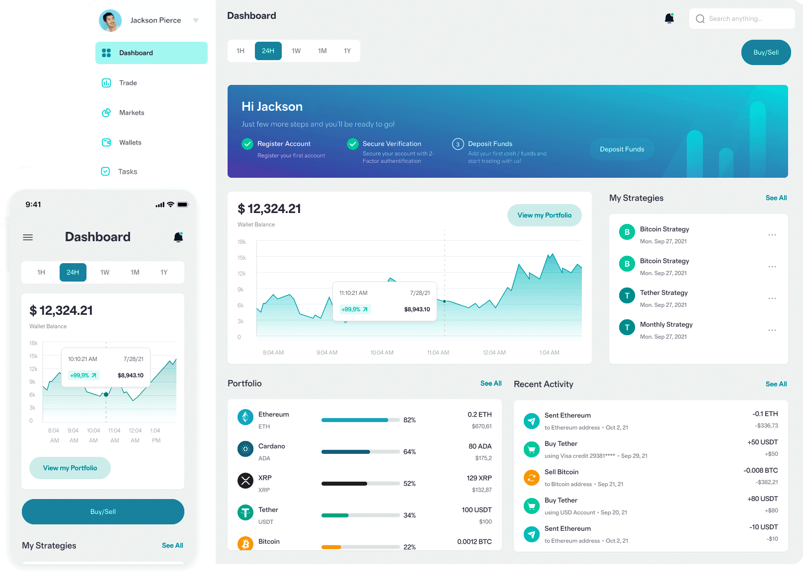 Attivonda piattaforma crypto